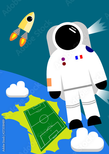 Coupe du monde de foot féminine, espace
