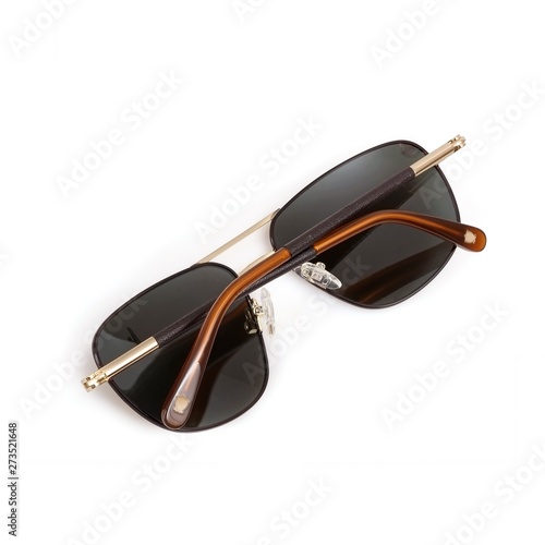 Sunglasses isolated on white background for applying on a portrait