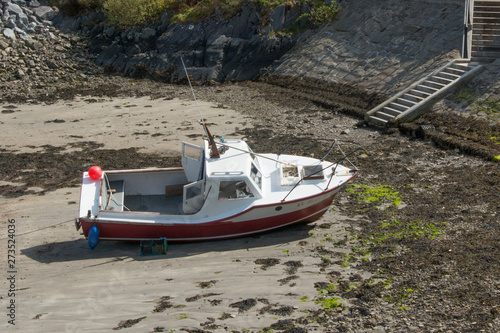 Boat out of water