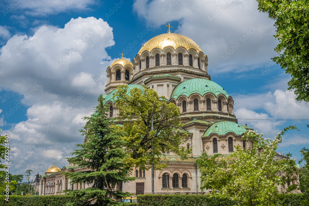 St. Alexander Nevsky Cathedral, 1882-1912, neo-byzantine style, Bulgarian Orthodox, Sofia, Bulgaria.