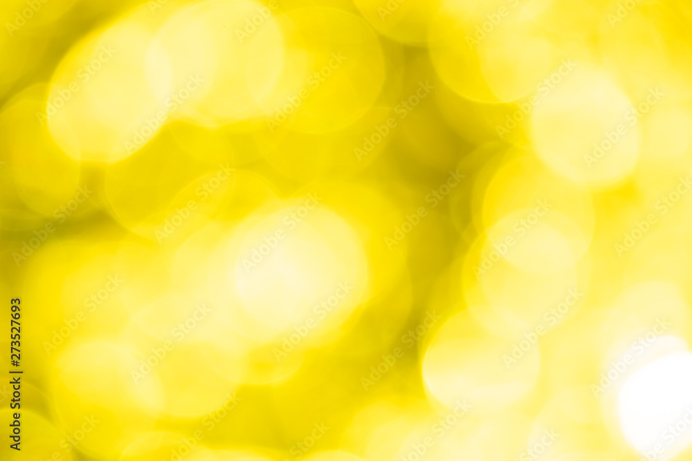 Colorful yellow blurred background with bokeh Colorful yellow blurred background with bokeh