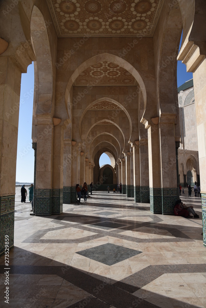 The Hassan II Mosque, Casablanca, Morocco, Africa