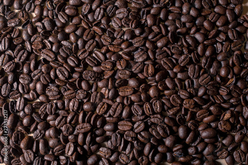 roasted coffee beans texture macro