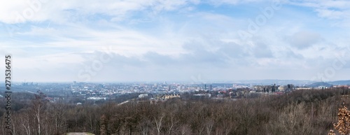 Panorama of Ostrava city from Ema  Czech Republic