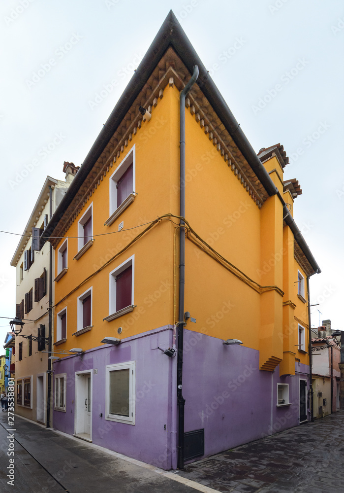 Colorfull house in the centre of Caorle