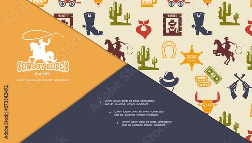 Flat Wild West Composition