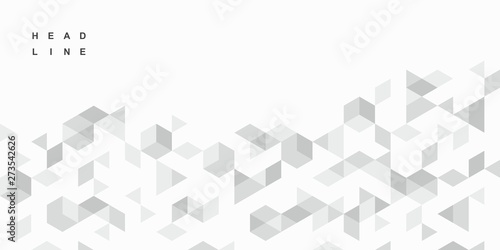 Abstract geometric technological background. Vector creative design.