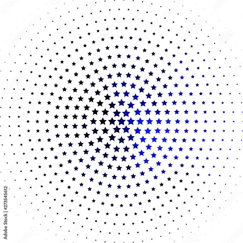 Light BLUE vector layout with bright stars. Light BLUE vector layout with bright stars.