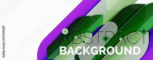 Abstract color lines dynamic background, modern material design style