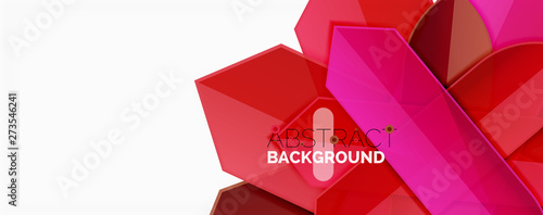 Abstract color lines dynamic background, modern material design style