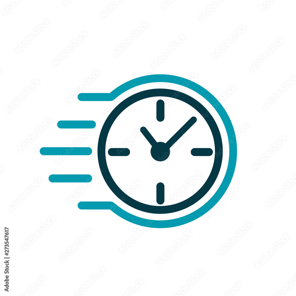 Fast Clock Timer Icon, Quick Time, Fast Delivery Timer Vector, Time Out  Sign, Countdown, Fast Service Sign, Clock Speedy Flat, Deadline Concept,  Stopwatch In Motion Symbol 27667980 Vector Art at Vecteezy