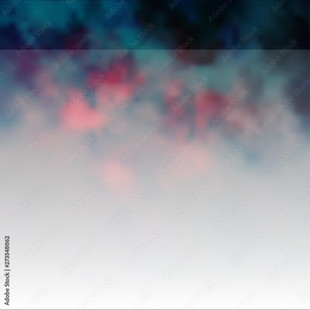 Fototapeta premium Dark Red vector texture with cloudy sky.