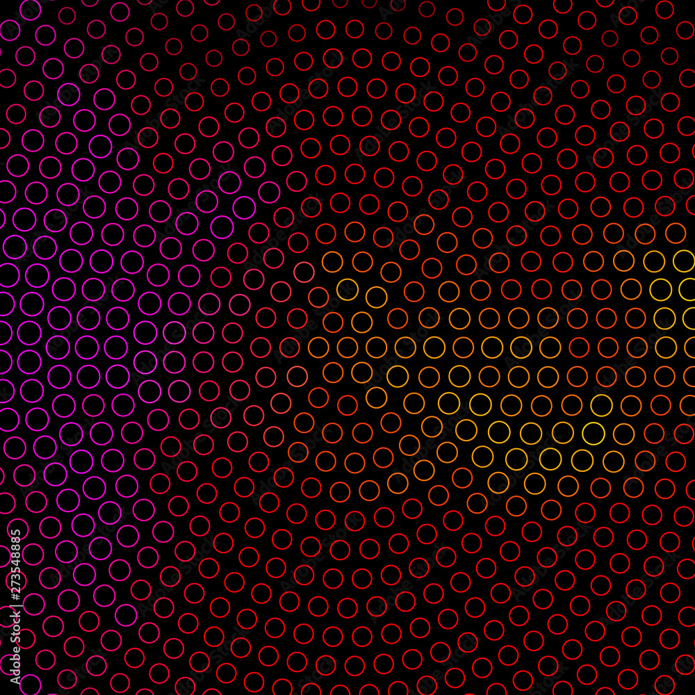 Dark Pink, Yellow vector backdrop with circles. Dark Pink, Yellow vector backdrop with circles.
