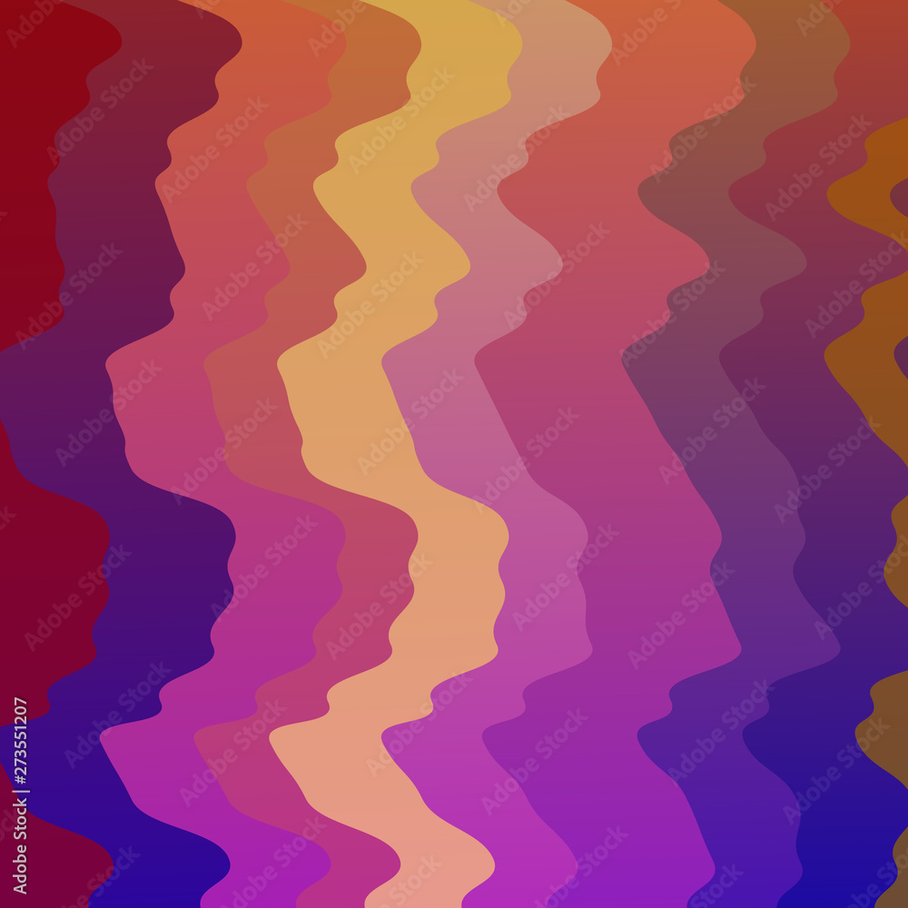 Obraz premium Light Blue, Yellow vector background with wry lines.