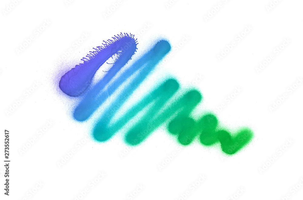 Graffiti liquid strokes sprayed on white isolated background Graffiti liquid strokes sprayed on white isolated background