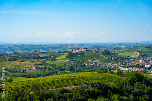 Castiglione Tinella town, Langhe monferrato wine region, Piedmont, Italy