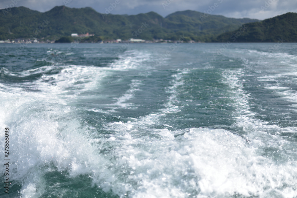 Fototapeta premium 広島県の美しい島の海