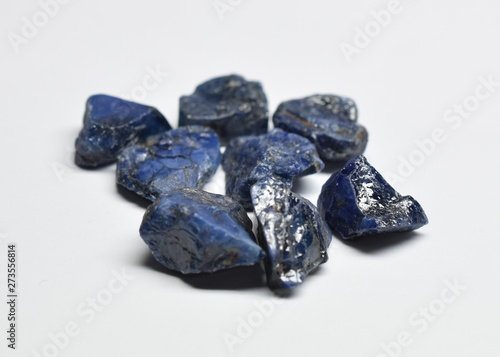 Blue Sapphire raw gemstones