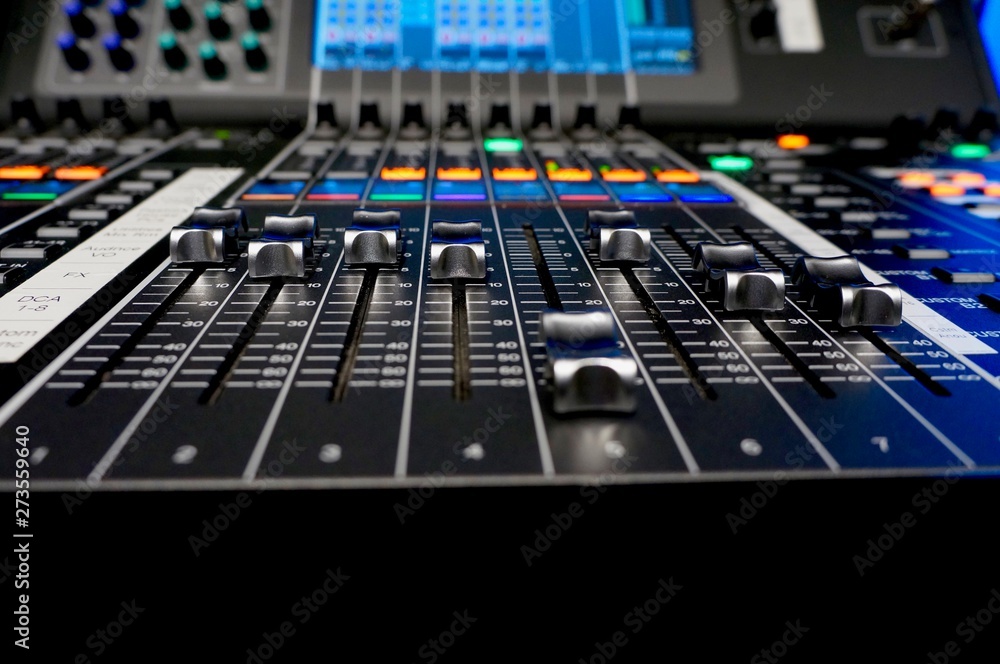 Digital Audio Mixing Board for Professional Sound Reinforcment.