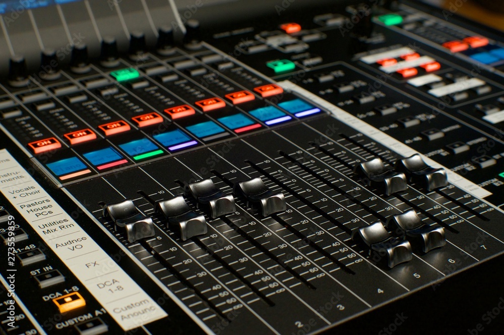 Digital Audio Mixing Board for Professional Sound Reinforcment. Digital Audio Mixing Board for Professional Sound Reinforcment.