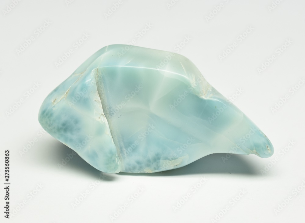 Larimar tumbled gemstone Larimar tumbled gemstone