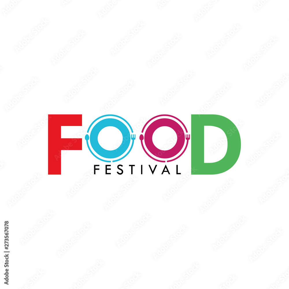 Food Festival Logo Vector Template Design Illustration Food Festival Logo Vector Template Design Illustration