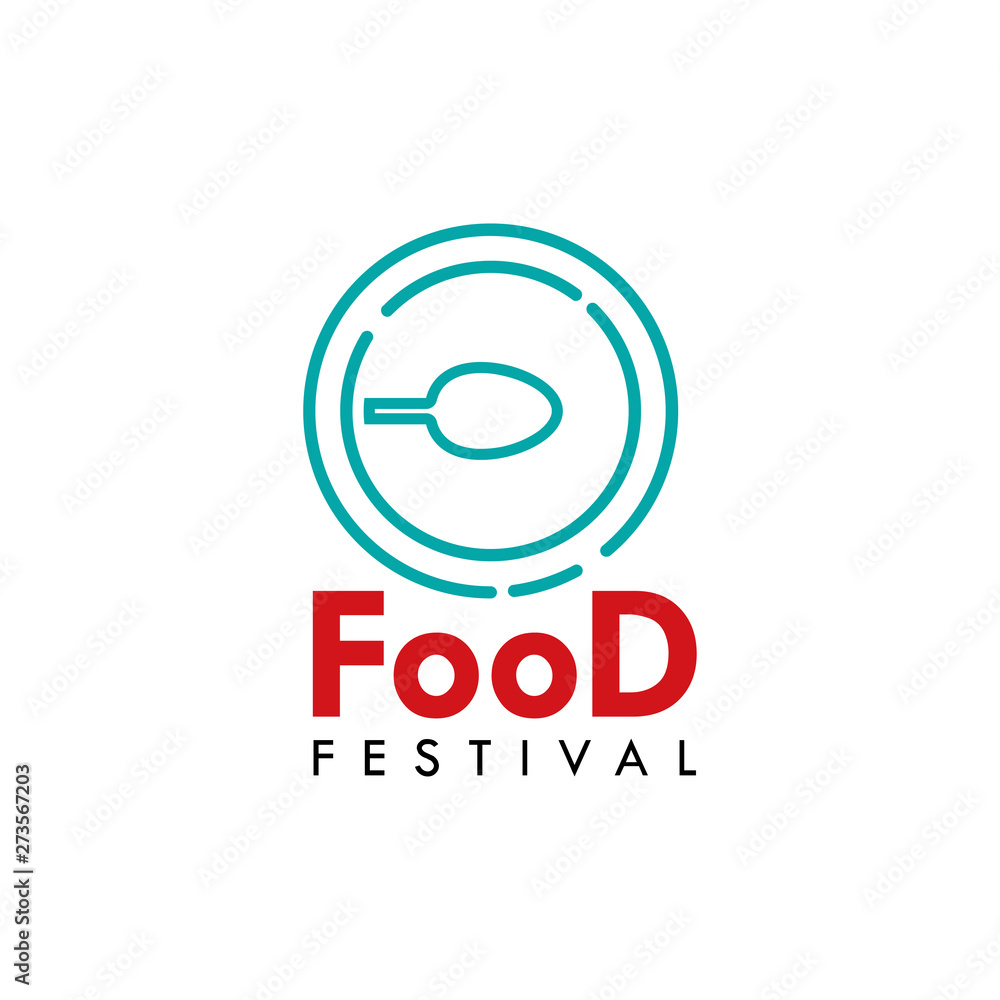 Food Festival Logo Vector Template Design Illustration Food Festival Logo Vector Template Design Illustration
