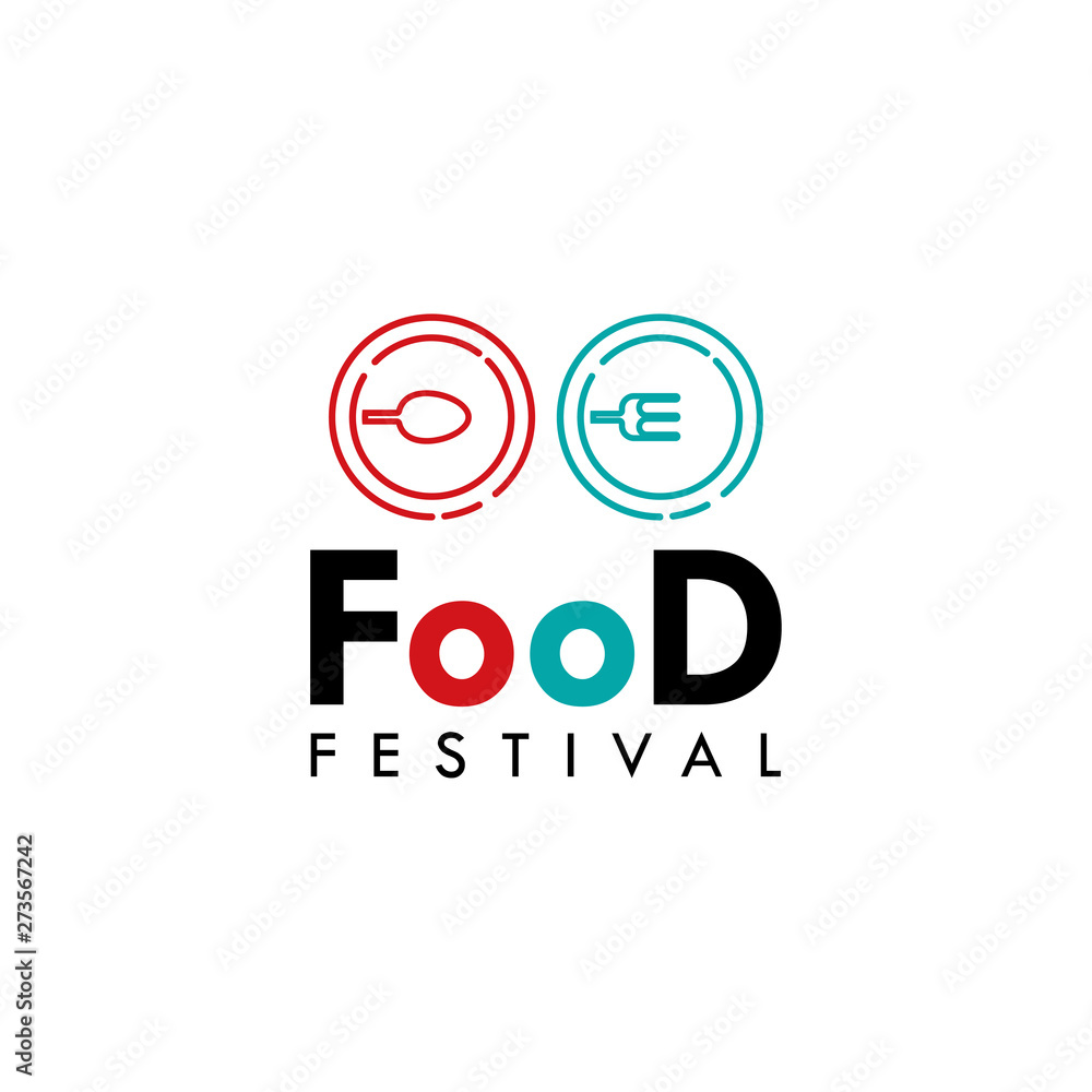 Food Festival Logo Vector Template Design Illustration Food Festival Logo Vector Template Design Illustration