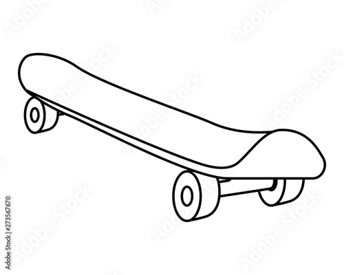 skate board sport element icon