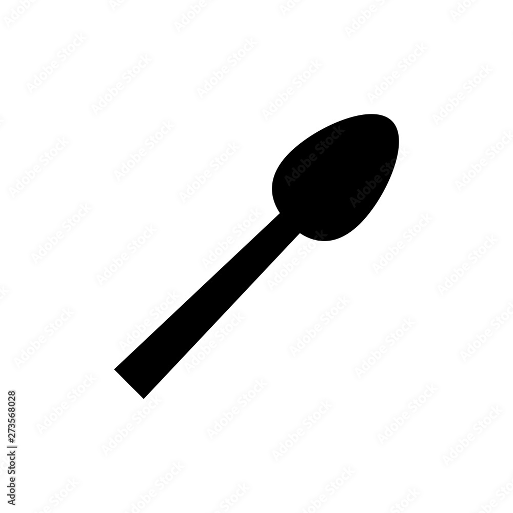 Spoon icon vector Spoon icon vector