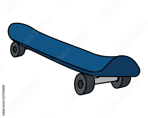 skate board sport element icon
