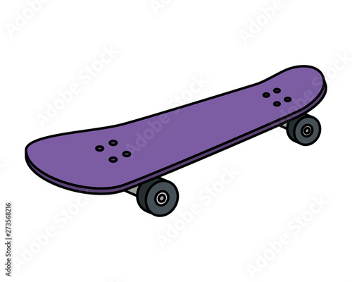 skate board sport element icon
