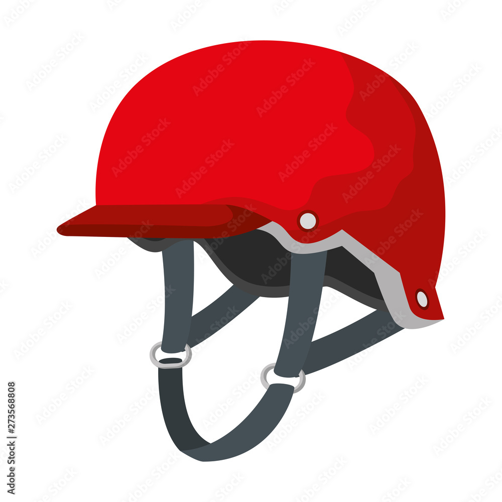 Fototapeta premium helmet skaster equipment isolated icon