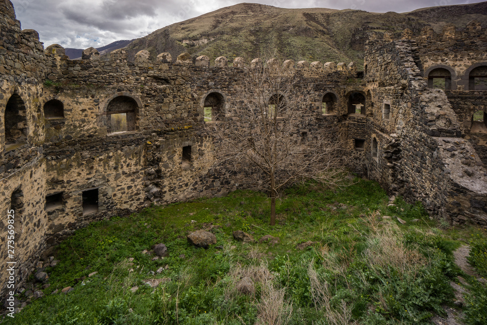 Khertvisi fortress ruins historical caucasus fort