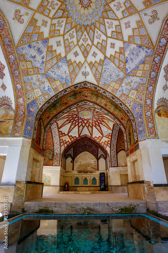 The Aqabozorg Mosque of Kashan Iran in Afternoon.