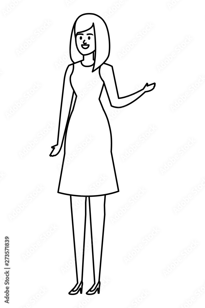 beautiful young woman avatar character beautiful young woman avatar character