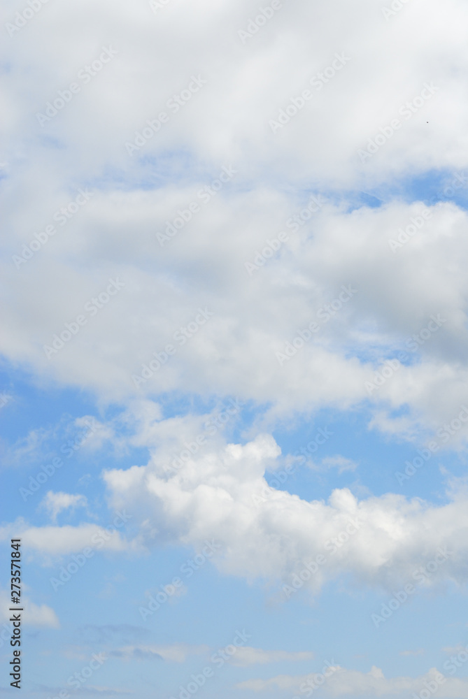 blue sky with clouds