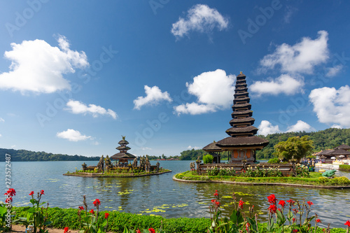 Ulun Danu Beratan temple in Bali	 photo
