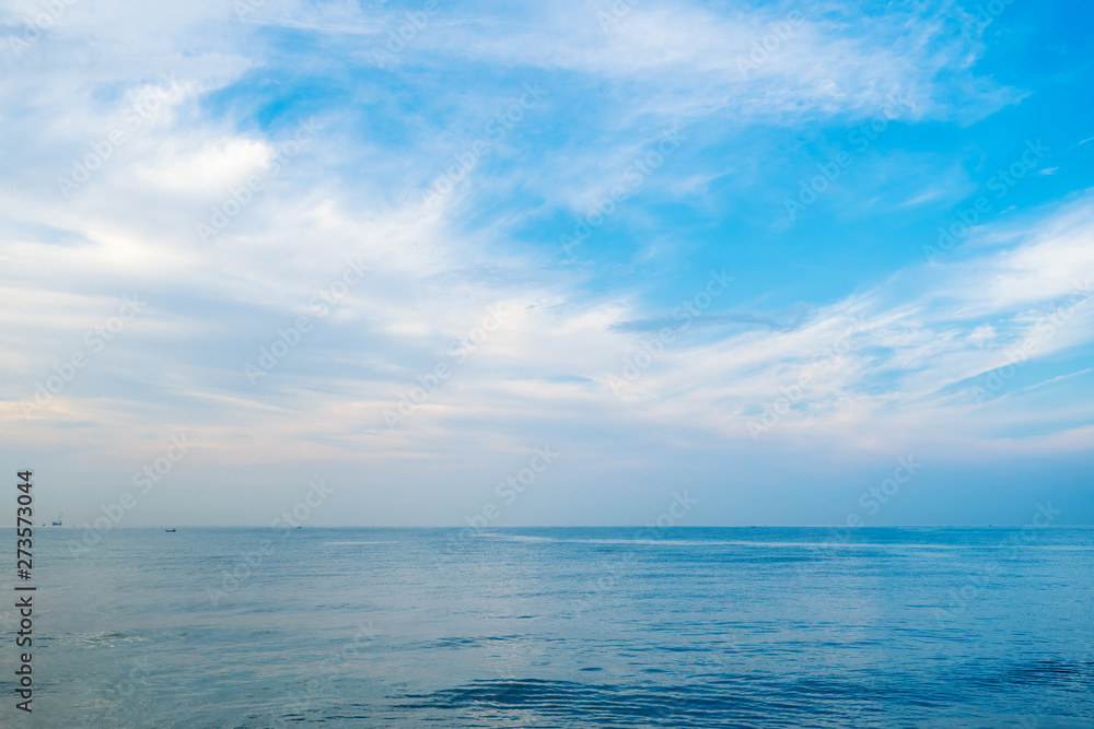 blue sea and sky in the morning blue sea and sky in the morning