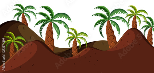A prehistoric scene background