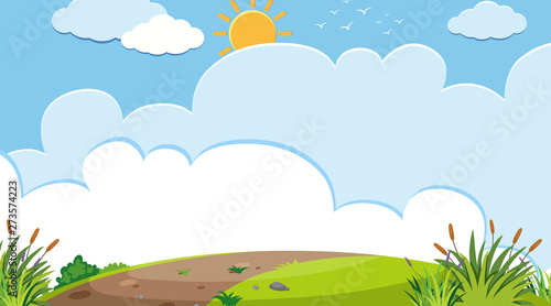 A simple nature road