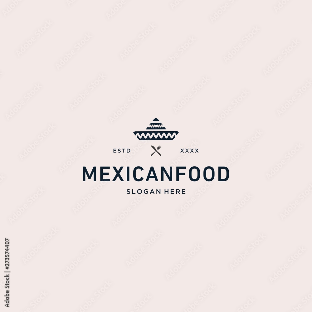 Mexican Food logo vector illustration