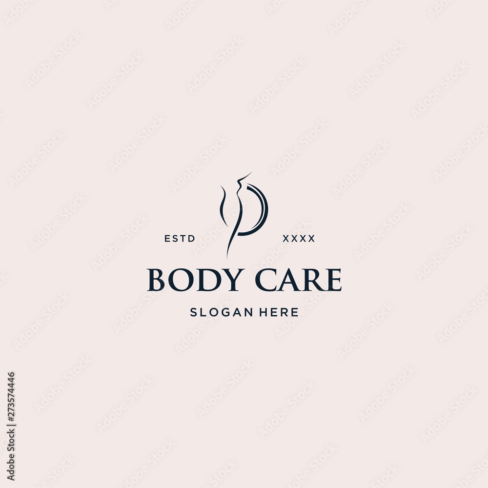 Body care logo vector illustration Stock Vector Adobe Stock