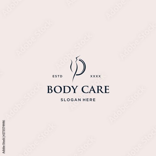 Body care logo vector illustration