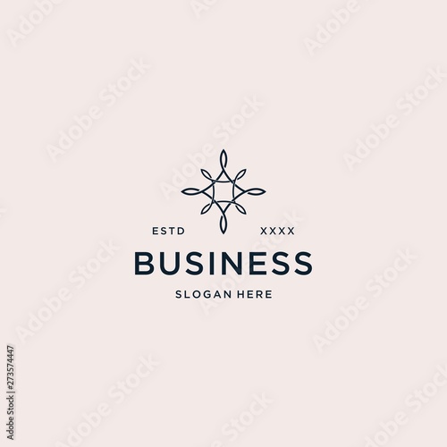 modern polaris logo vector illustration