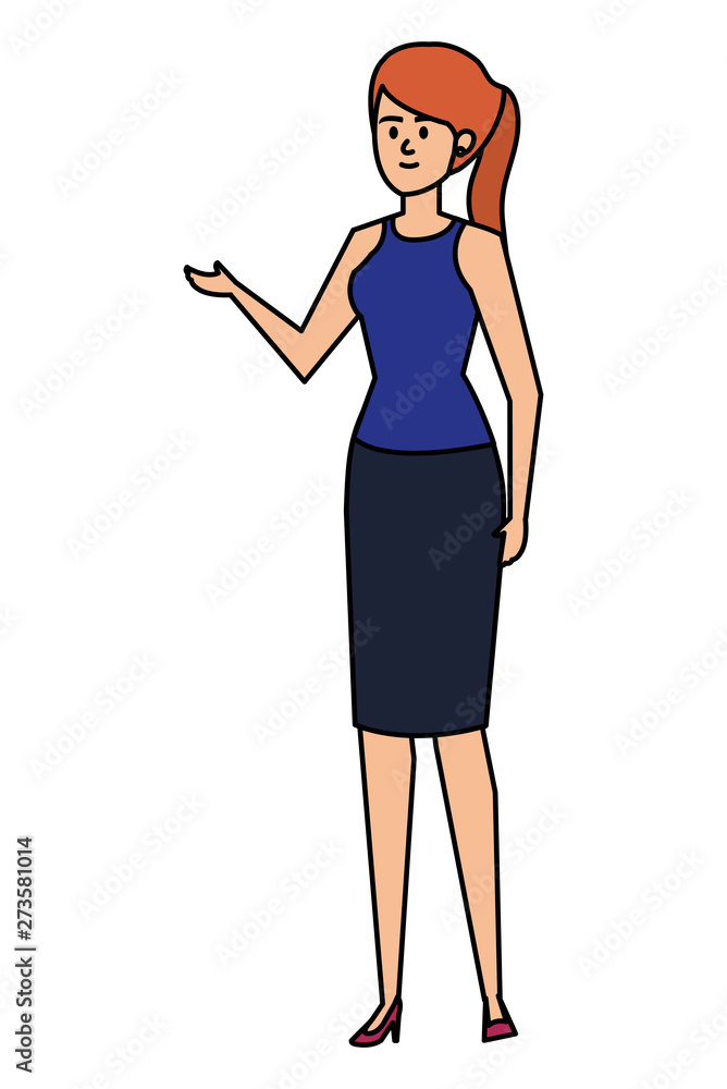 beautiful young woman avatar character beautiful young woman avatar character