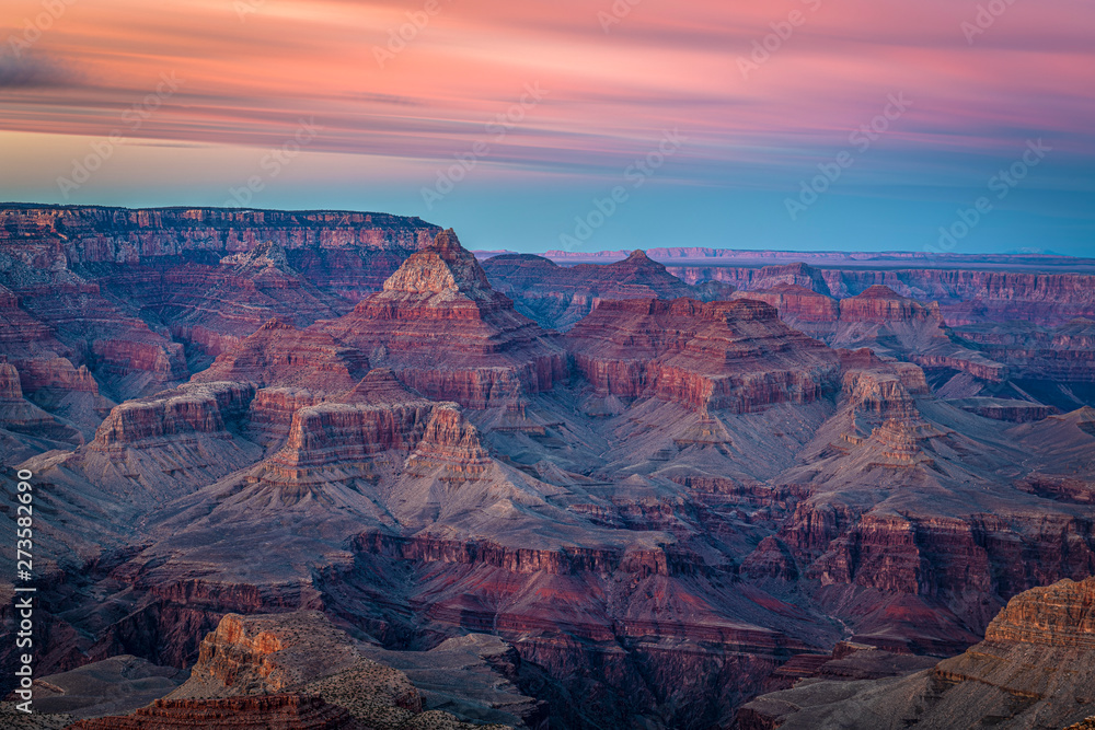 Before Night Falls on the Canyon (Dusk time), Grand Canyon National Park, Arizona