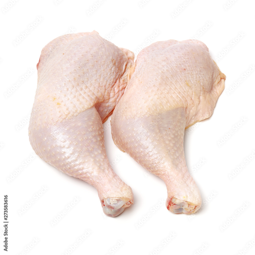 Chicken legs on white background Chicken legs on white background