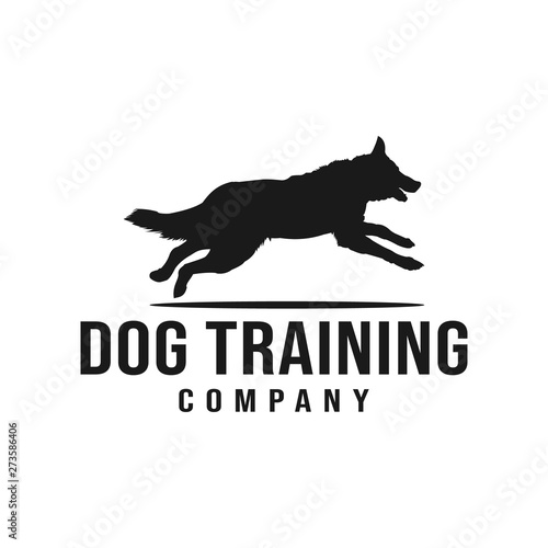 Dog training company logo design
