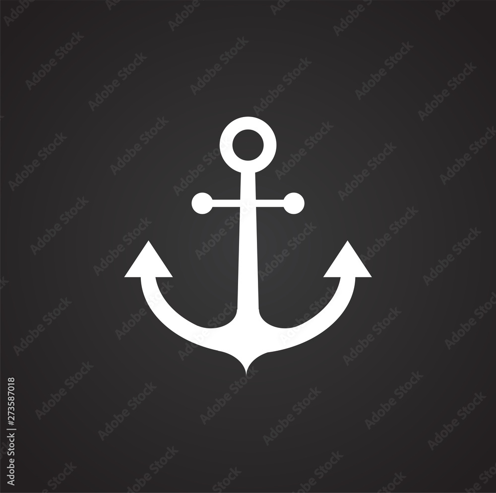 Anchor icon on background for graphic and web design. Simple illustration. Internet concept symbol for website button or mobile app. Anchor icon on background for graphic and web design. Simple illustration. Internet concept symbol for website button or mobile app.